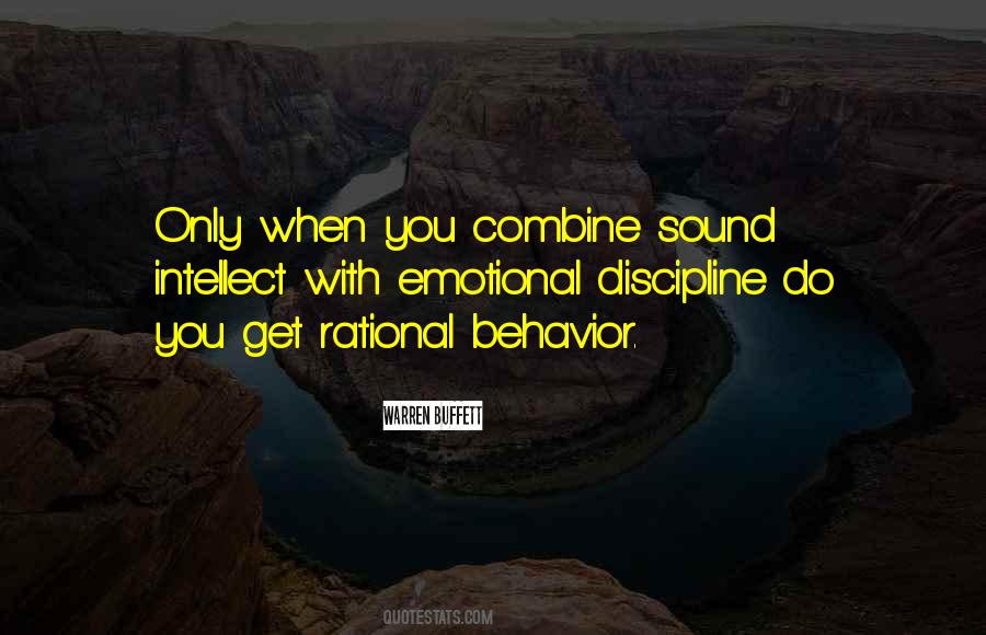 Quotes About Rational Behavior #1321484