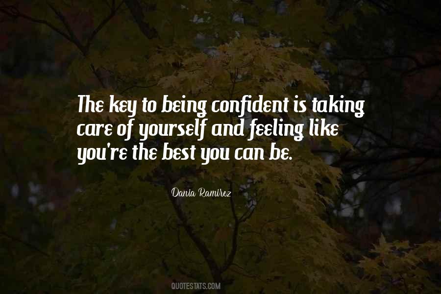 Quotes About Being Confident #565407