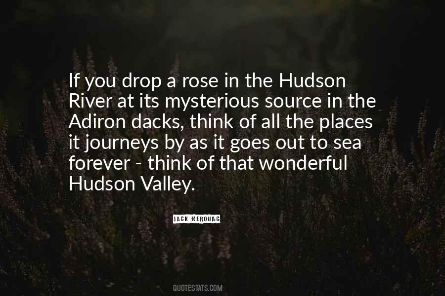 Quotes About The Hudson River #768362