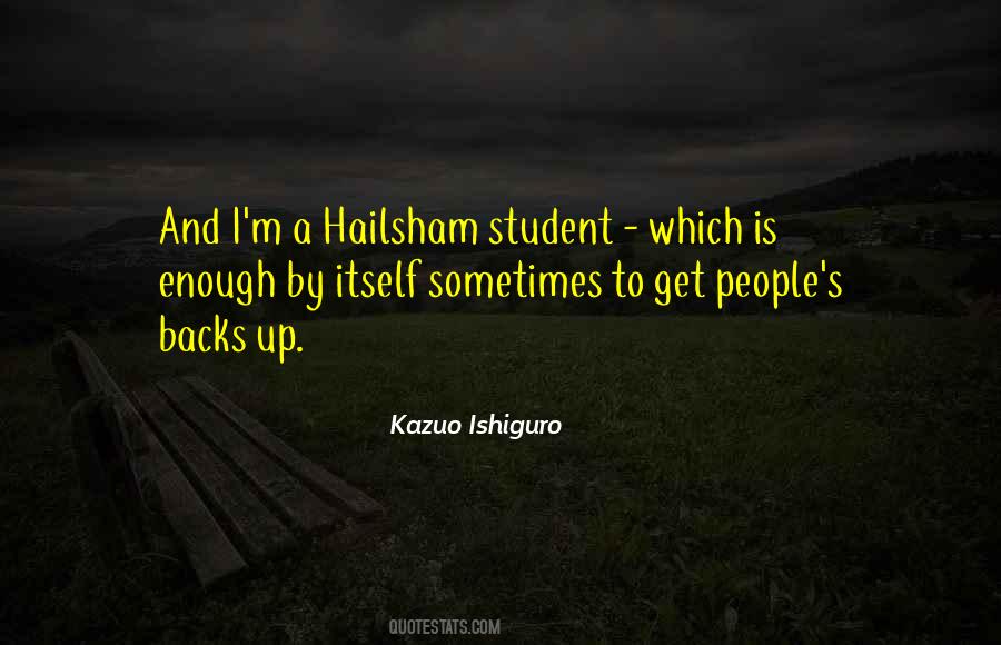 Quotes About Hailsham #1310393