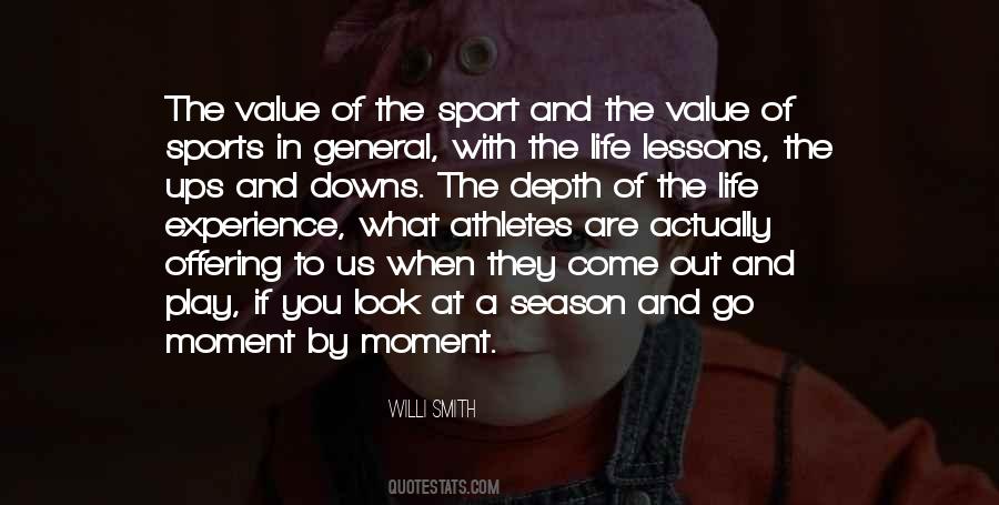 Quotes About Life Lessons In Sports #881682