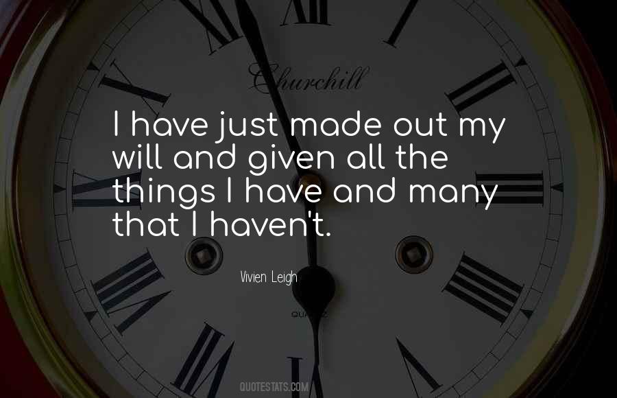 My Will Quotes #1010718