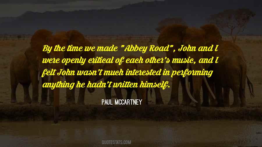 Quotes About Abbey Road #1039362