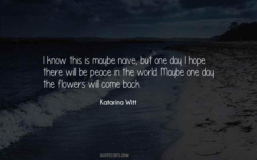 Quotes About Peace In The World #1081131