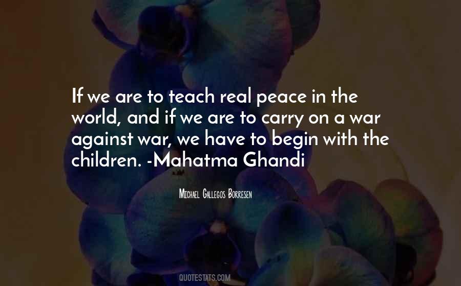 Quotes About Peace In The World #1787783