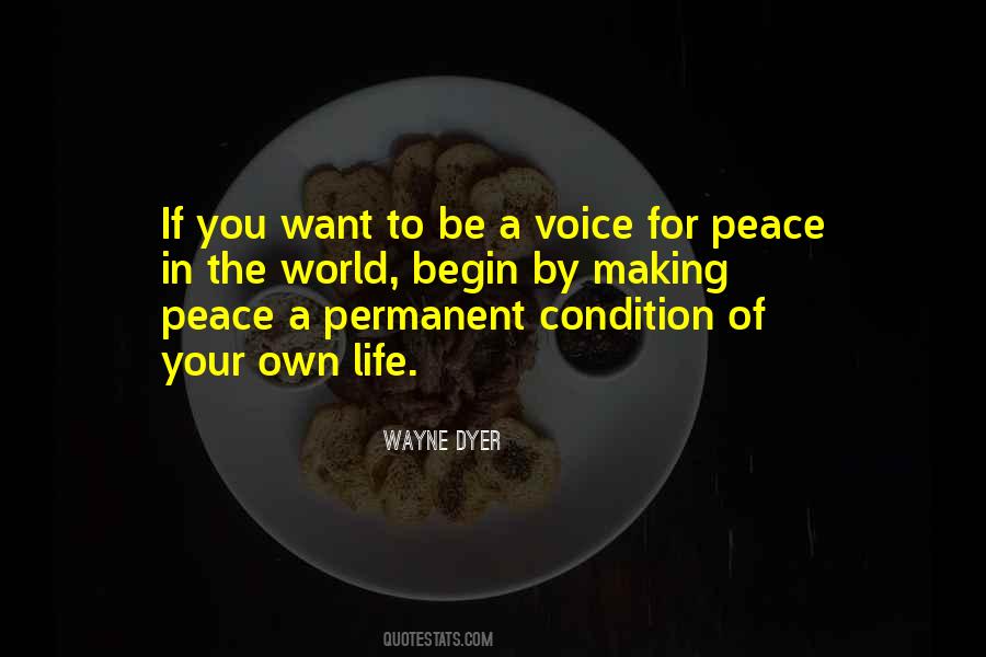 Quotes About Peace In The World #605622