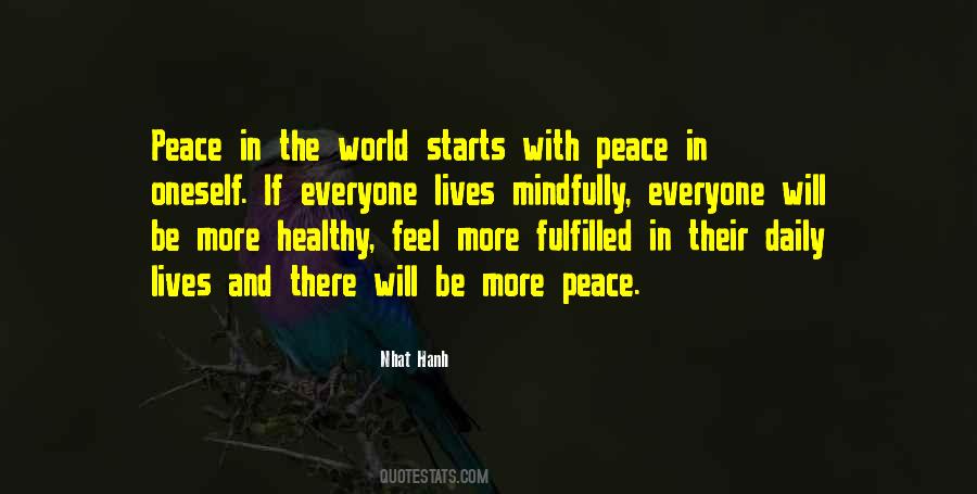 Quotes About Peace In The World #675816