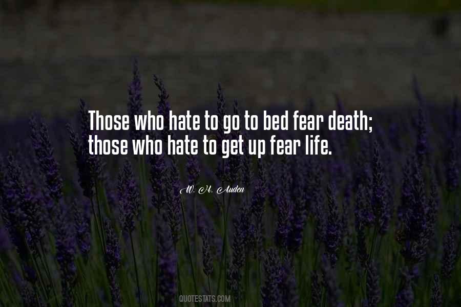 Quotes About Fear Death #1176264