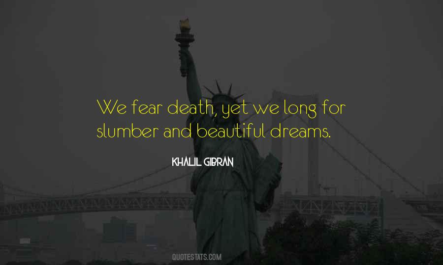 Quotes About Fear Death #1258335