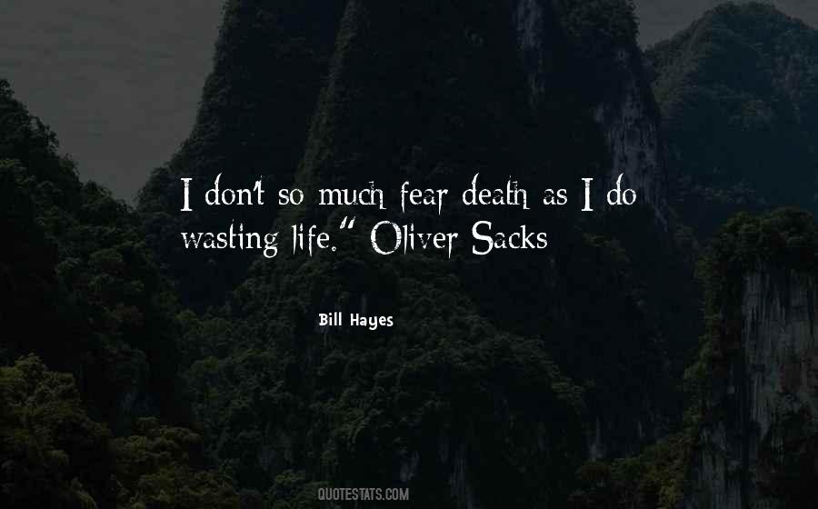 Quotes About Fear Death #1603026