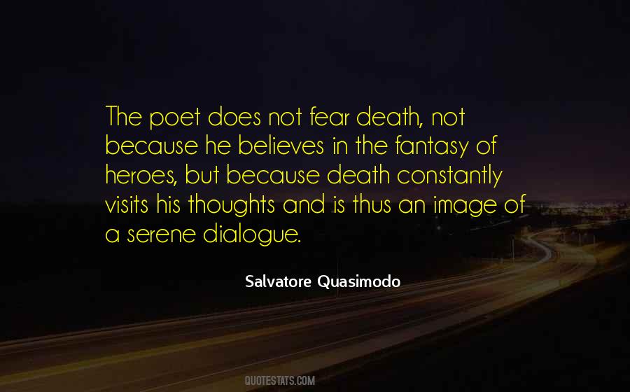 Quotes About Fear Death #1749183