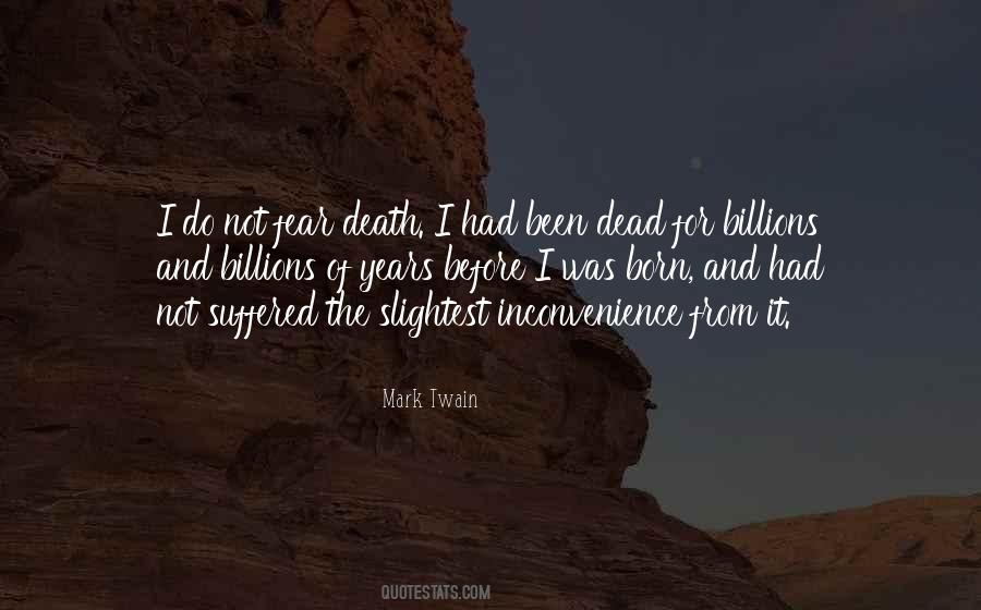 Quotes About Fear Death #1834784