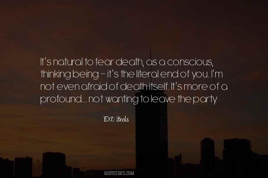 Quotes About Fear Death #370496