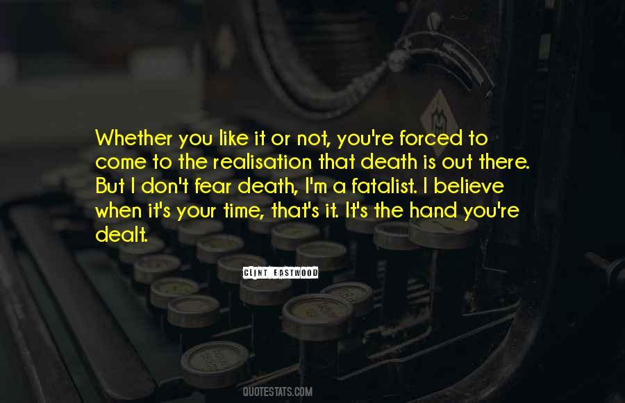 Quotes About Fear Death #411553