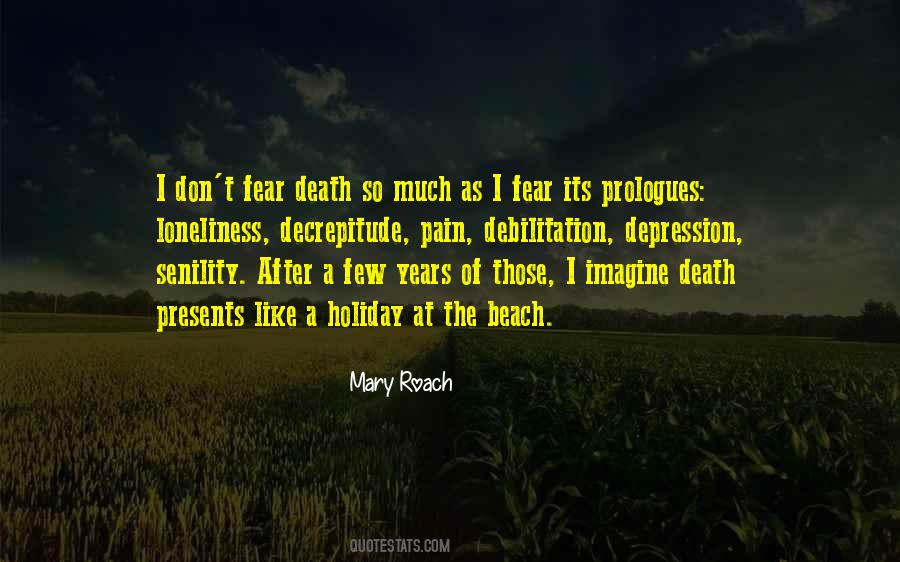 Quotes About Fear Death #41653