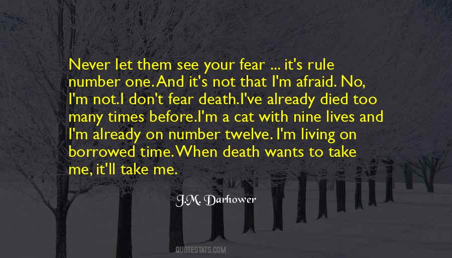 Quotes About Fear Death #51057