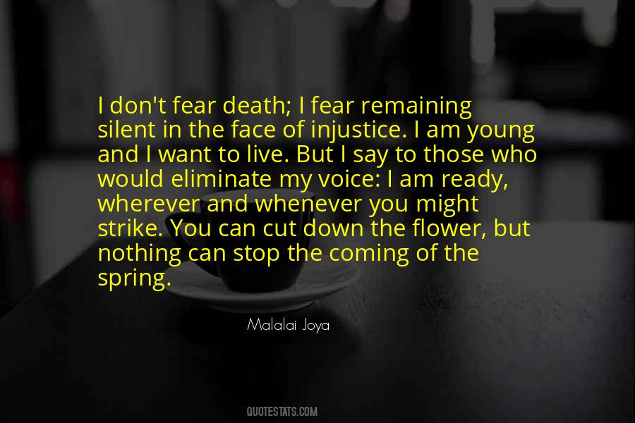 Quotes About Fear Death #539295