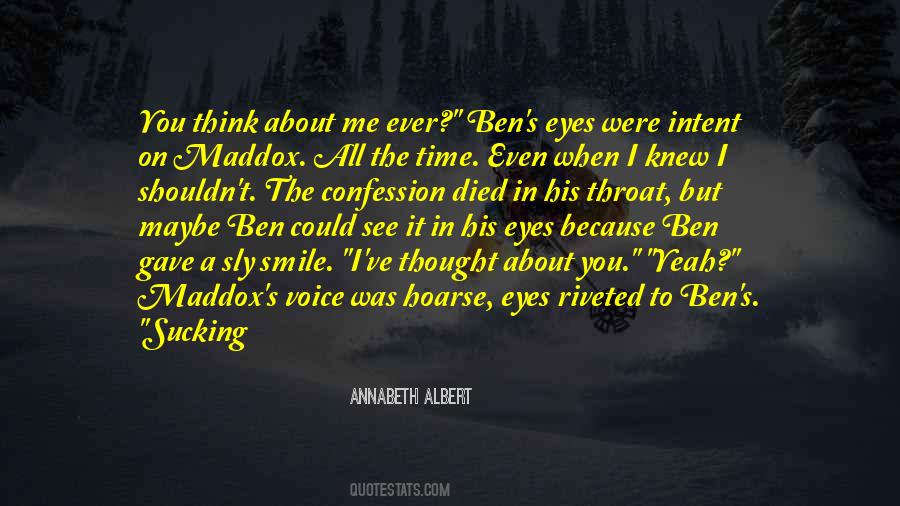 Quotes About Ben #1381646