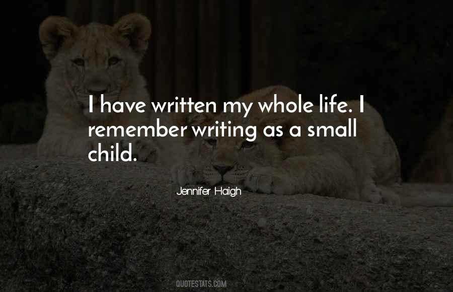 Quotes About Small Child #679985