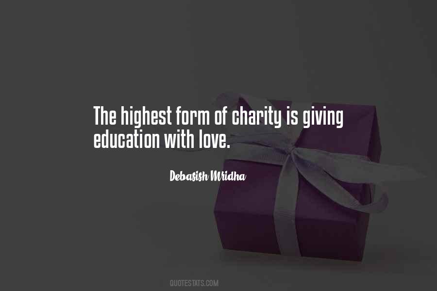 Giving Charity Quotes #132693