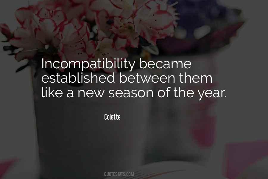 Quotes About Incompatibility #1716418