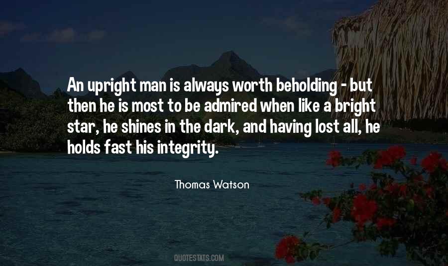 Quotes About Upright Man #1307849