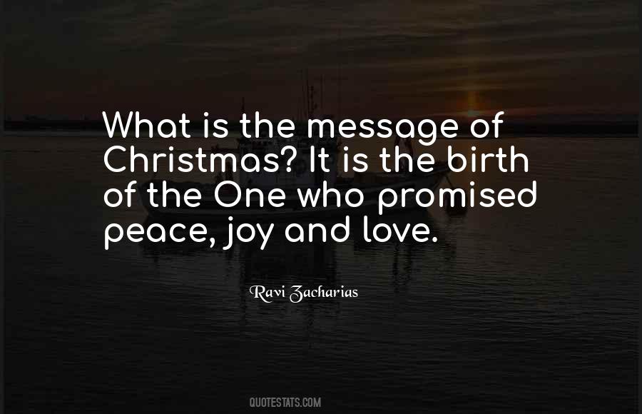 Quotes About Peace Joy And Love #1119558
