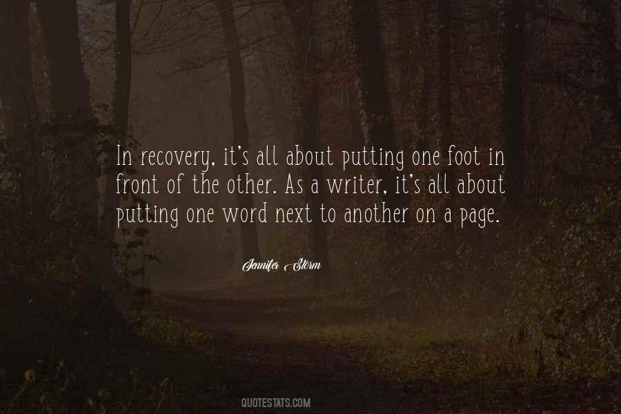 Quotes About Recovery #1344674