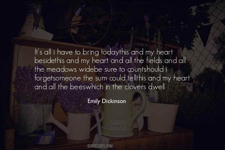 Quotes About Meadows #1085752