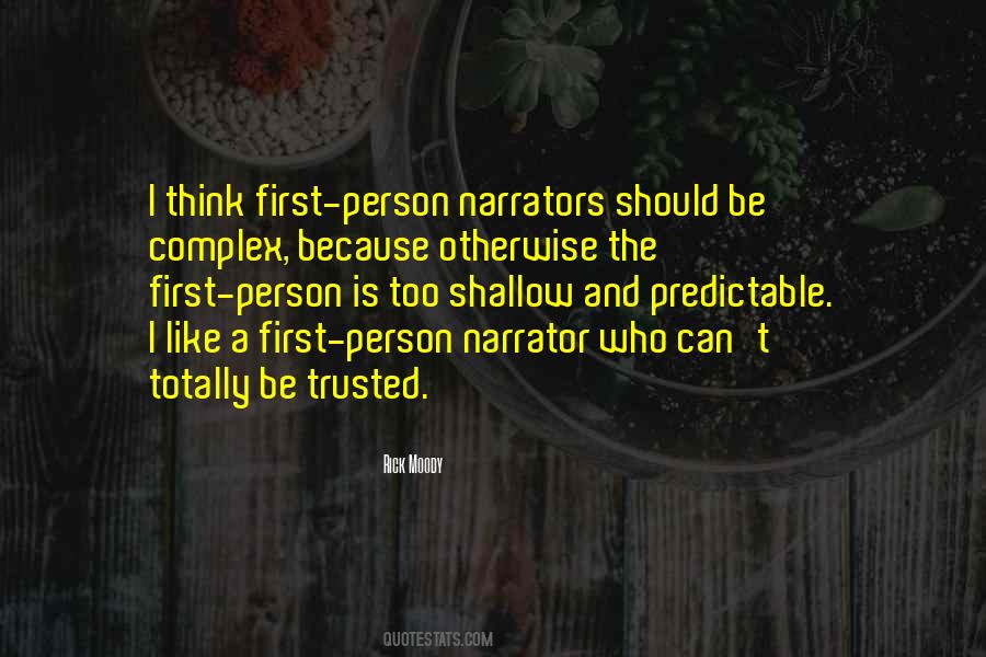 Quotes About Narrator #1186531