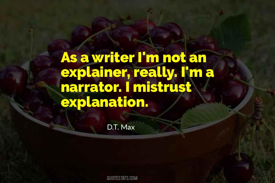 Quotes About Narrator #237257