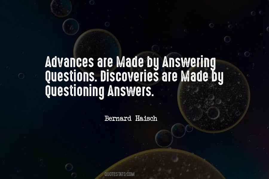 Quotes About Discoveries #1243806