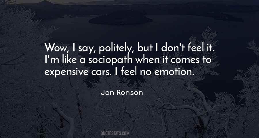 No Emotion Quotes #1749576