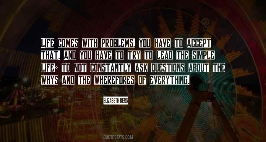 Quotes About The Simple Life #1519453