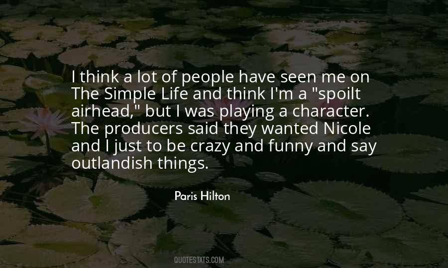Quotes About The Simple Life #1536411
