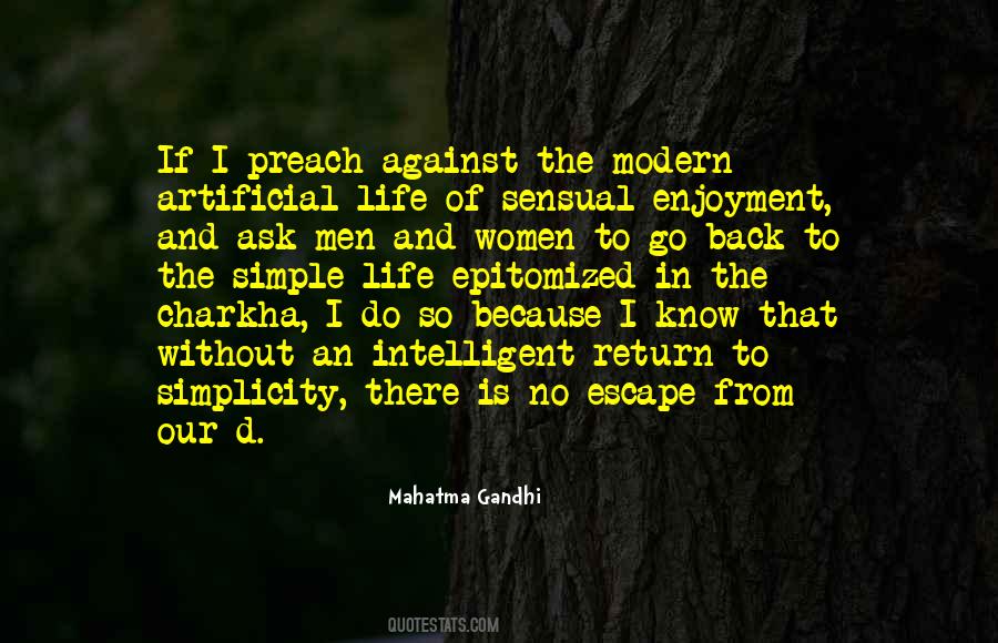 Quotes About The Simple Life #527102
