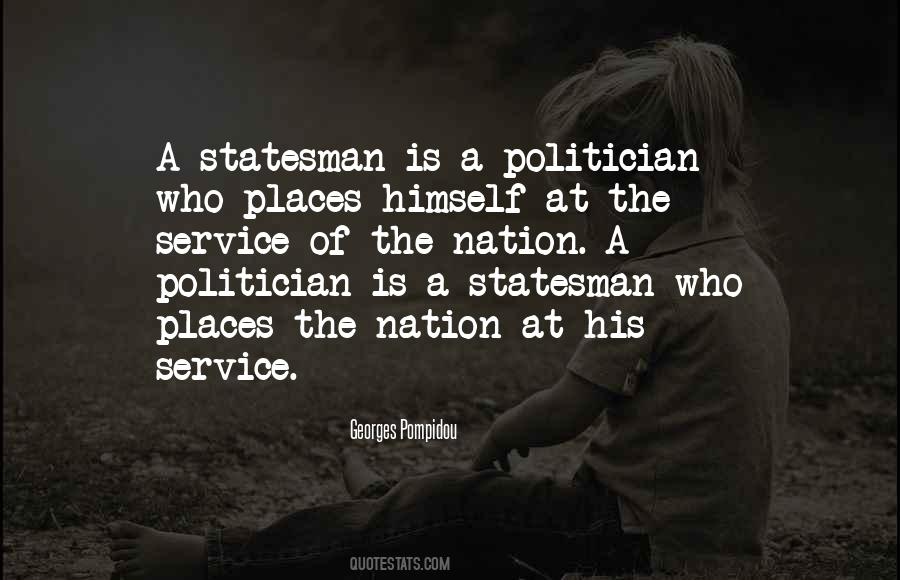 Statesman Vs Politician Quotes #353494