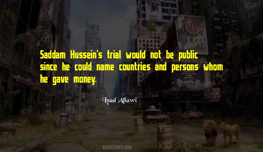 Quotes About Hussein #1082685