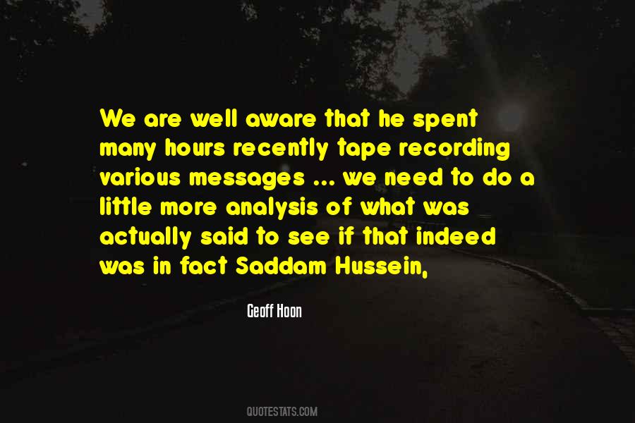 Quotes About Hussein #1388465