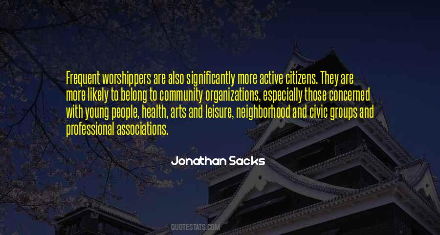 Quotes About Civic Organizations #113608