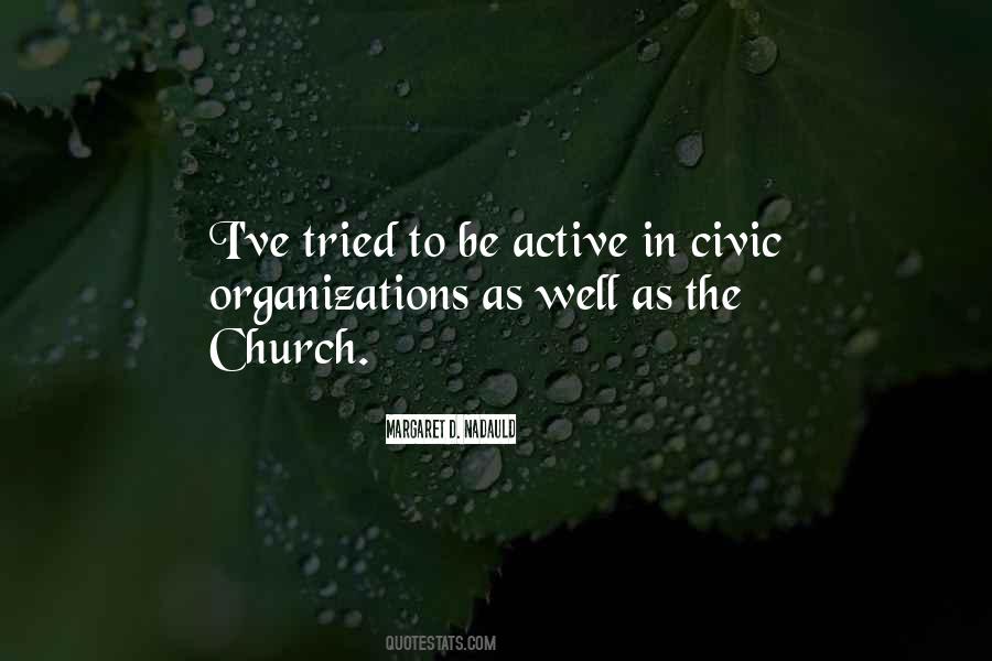 Quotes About Civic Organizations #880767