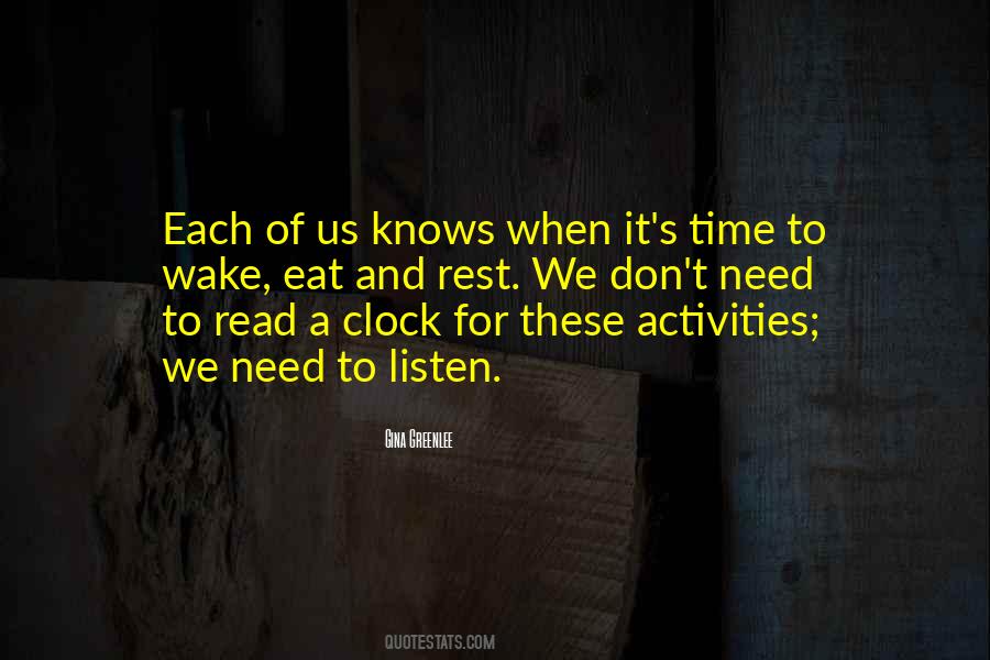 Clock Time Quotes #142767