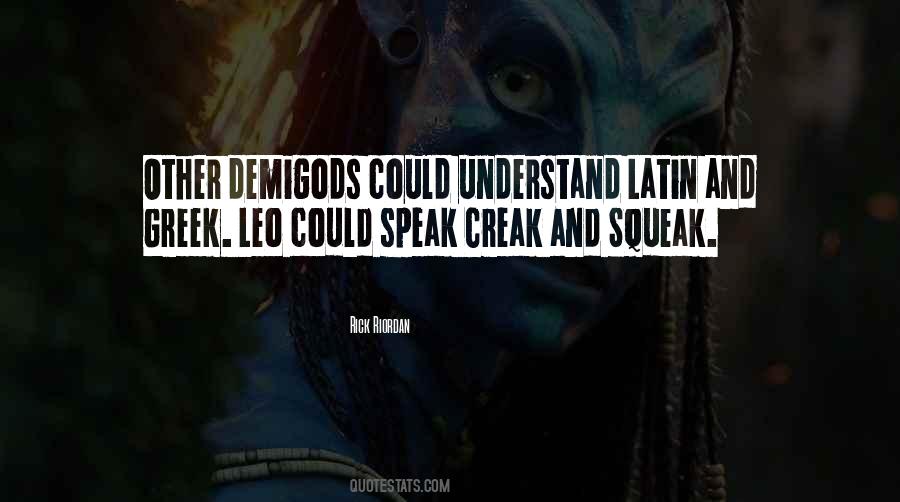 Quotes About Demigods #995622