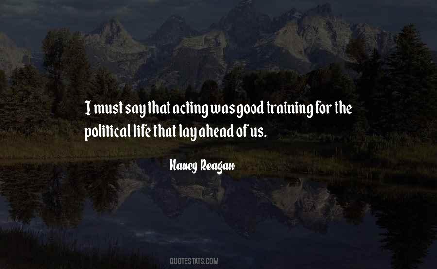 Quotes About Good Training #1769110