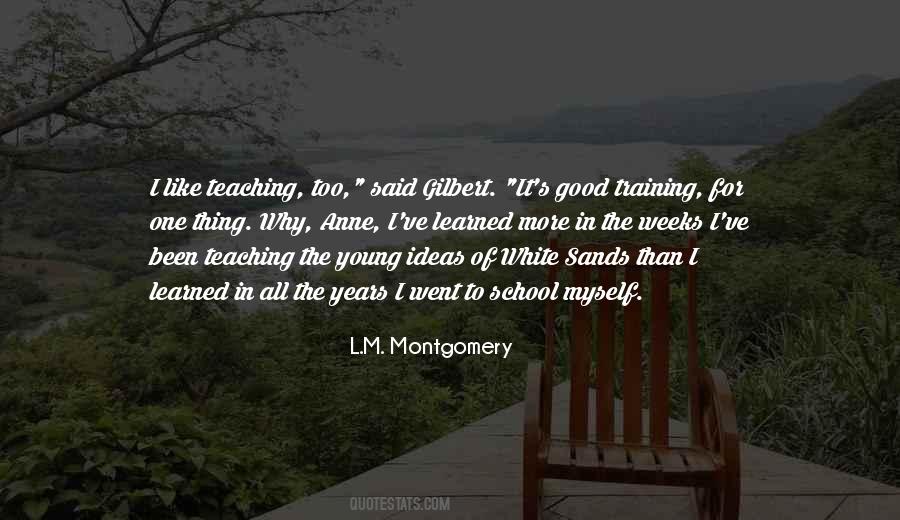 Quotes About Good Training #42110