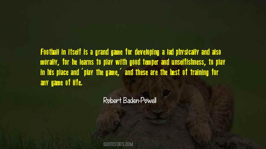 Quotes About Good Training #451293