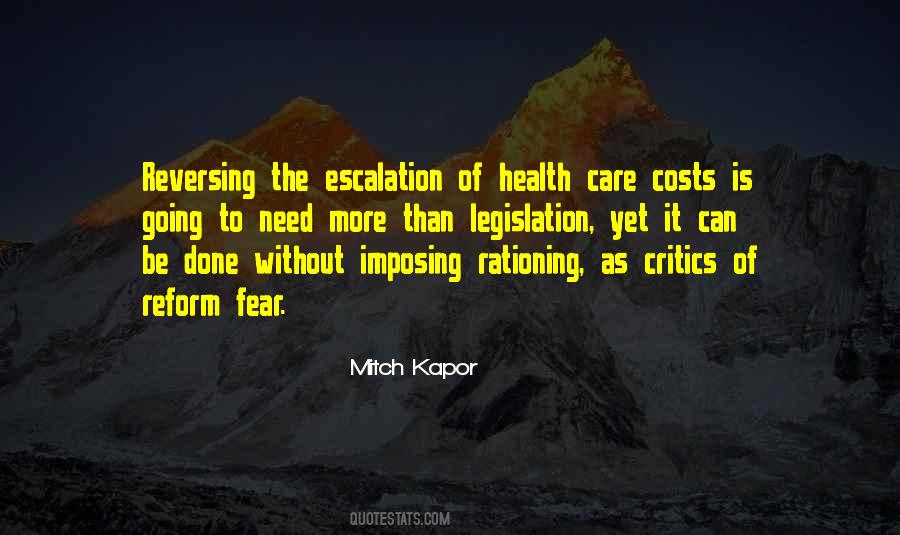 Quotes About Health Care Costs #1352475