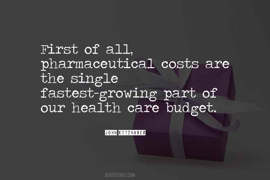 Quotes About Health Care Costs #1574366