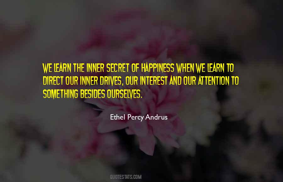 Secret To Happiness Quotes #43884