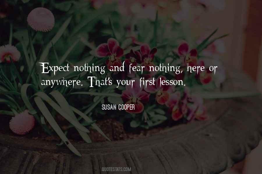 Quotes About Fear Nothing #1819353